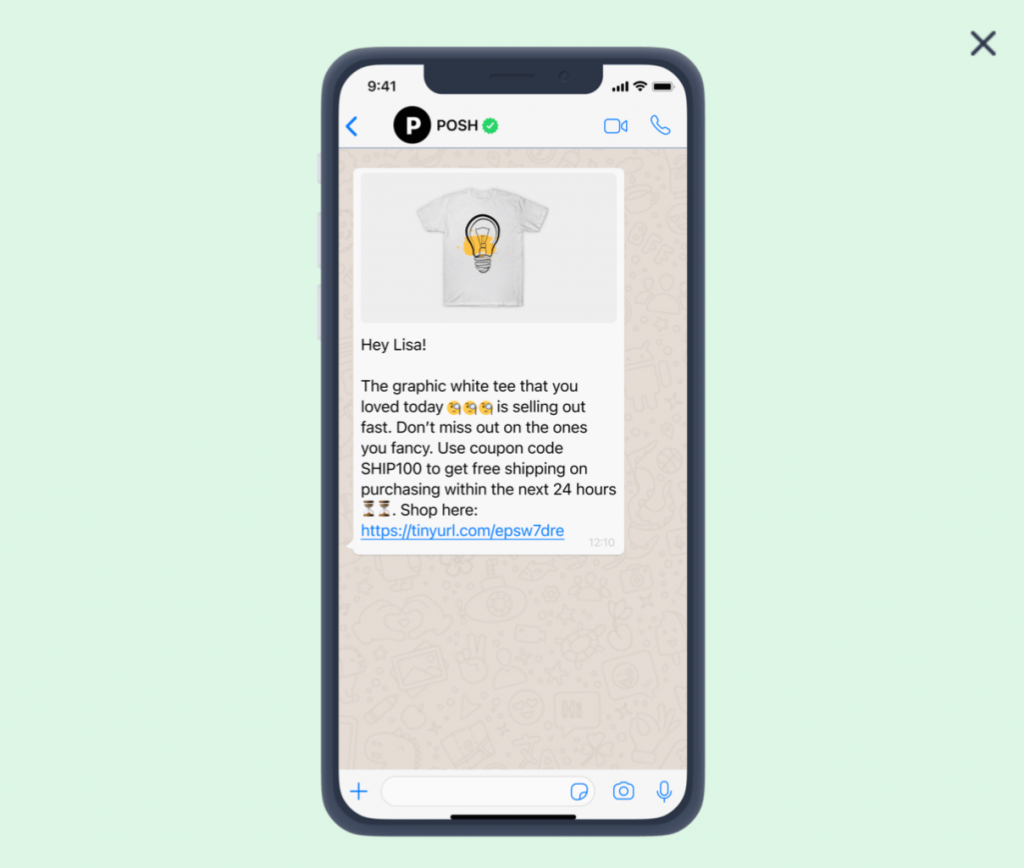 WhatsApp Message Template