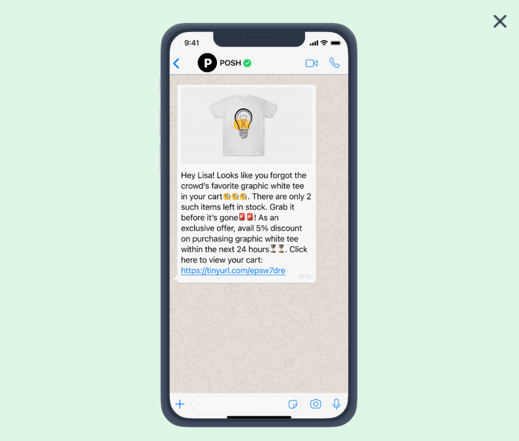 WhatsApp Message Template