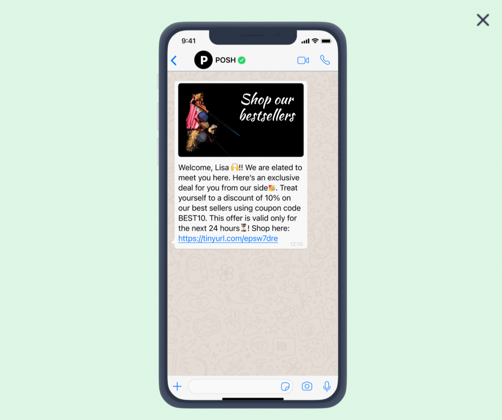 WhatsApp Message Template