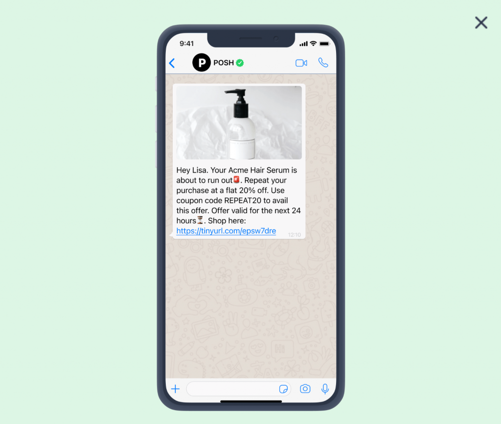 WhatsApp Message Template
